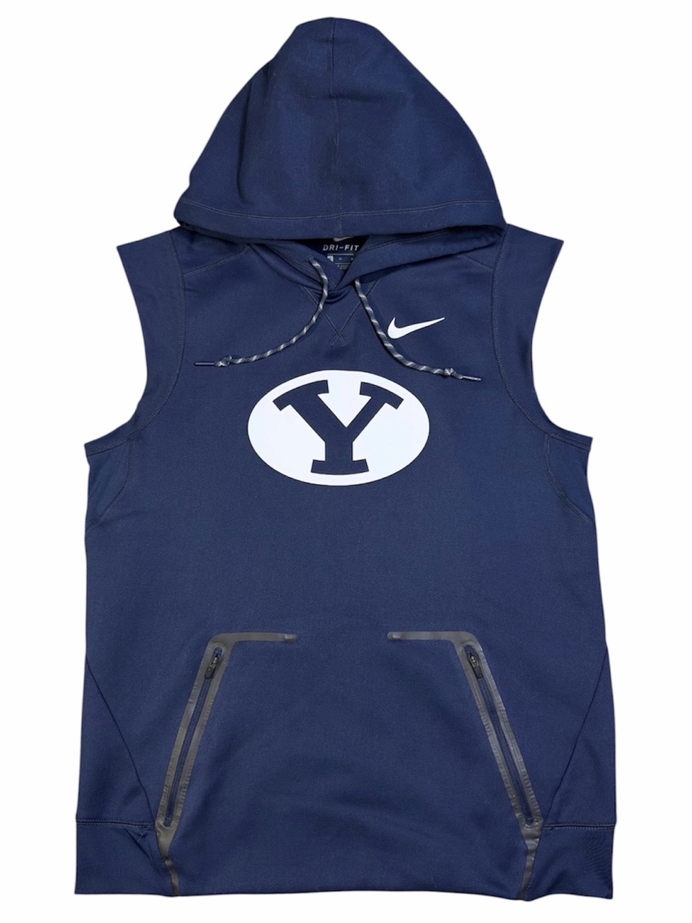Nike BYU Cougars On-Field Player-Issued Sleeveless Performance Hoodie Men’s M